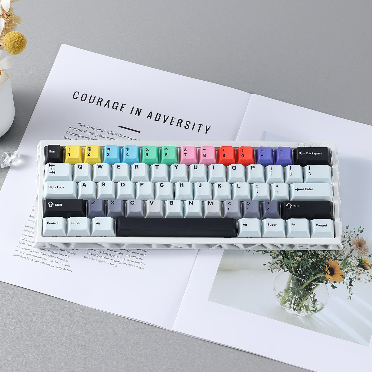 Holy60 Keyboard with PBTfans no signal