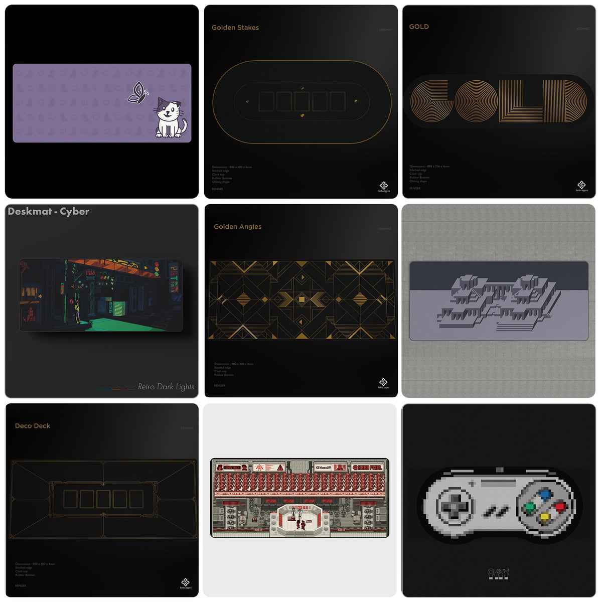 [Extra] GB Deskmats Collection