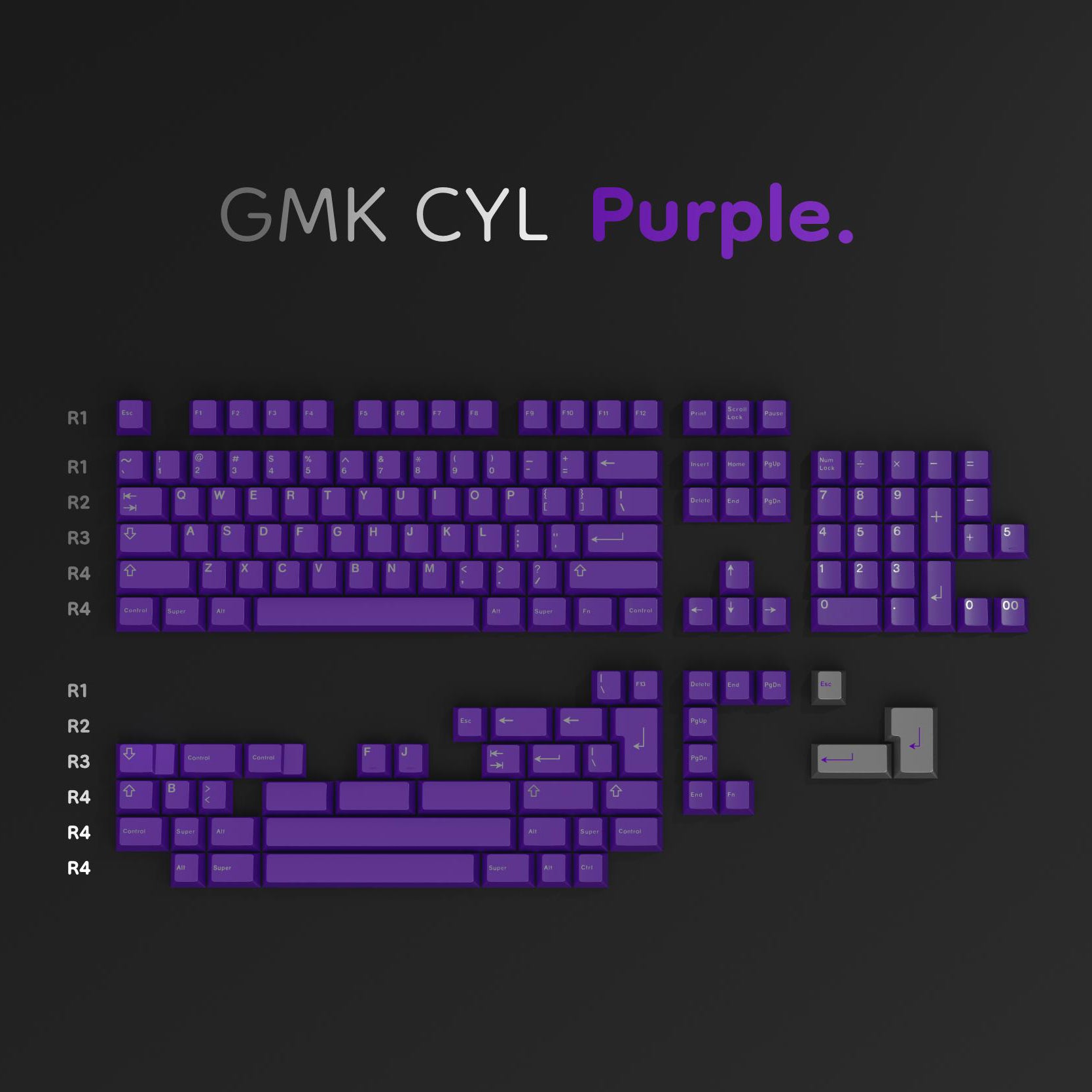 GMK CYL Purple