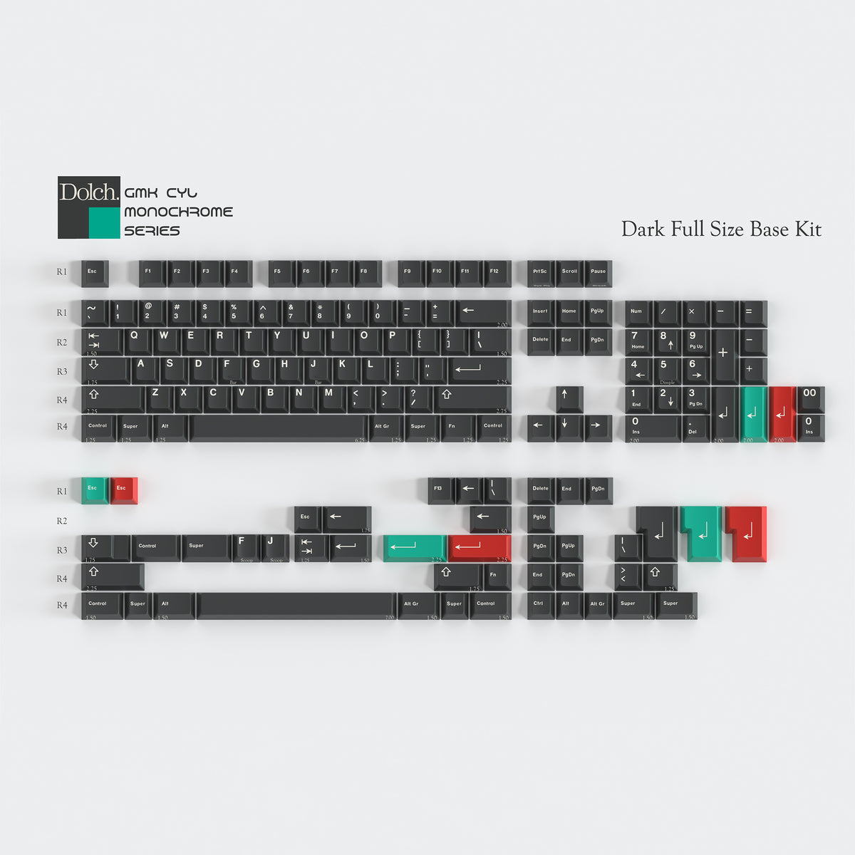 GMK CYL Monochrome Dolch