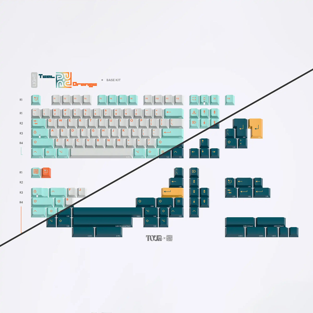 PBTFans Teal & Orange